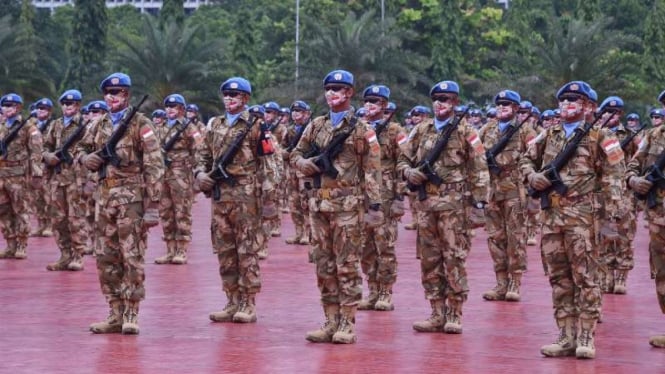 VIVA Militer: 850 Satgas TNI Kontingen Garuda siap diberangkatkan ke Afrika