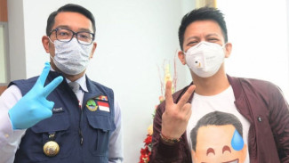 Ekspresi Ariel NOAH Disuntik Vaksin COVID-19 Bikin Salfok