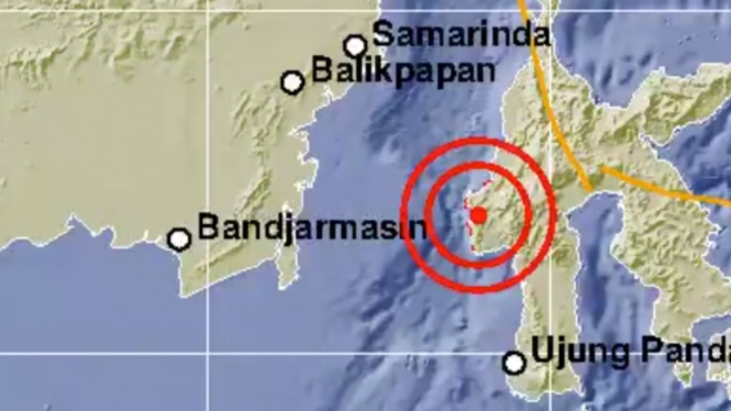 Gempa magnitudo 6,2 guncang Majene-Sulbar