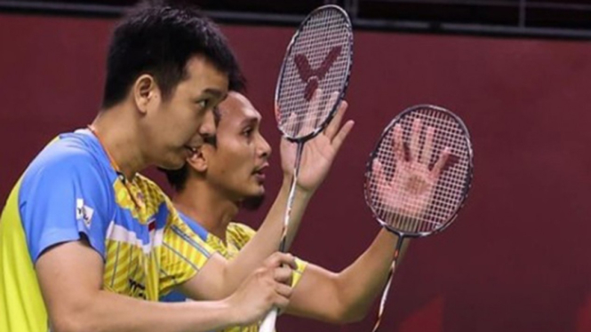 Ganda putra Indonesia, Mohammad Ahsan/Hendra Setiawan.