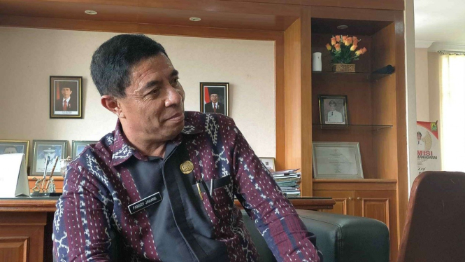 Sekretaris Daerah Kabupaten Manggarai, Jahang Fansi Aldus.