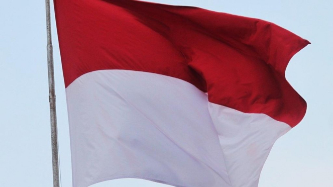 Ilustrasi bendera merah putih.