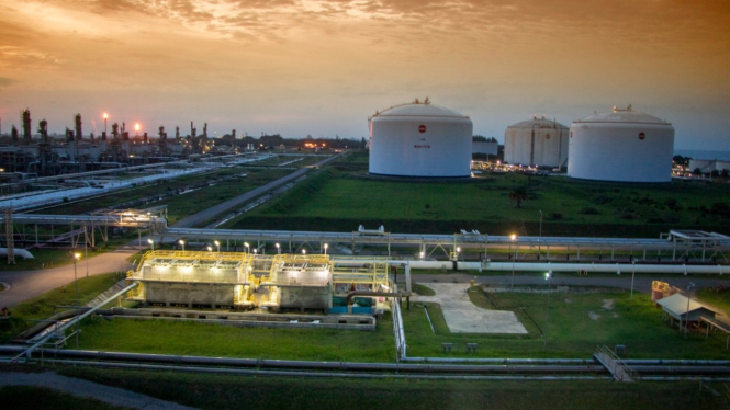 Plant Site PT Perta Arun Gas (PAG) di Lhokseumawe, Aceh.