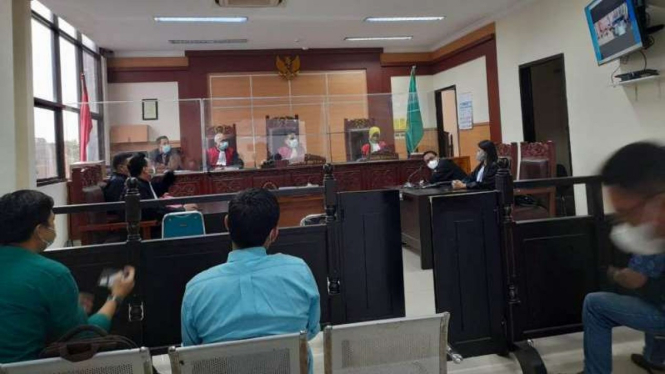 Sidang vonis anak Wakil Wali Kota Tangerang, Sachrudin, Akmal Syuhairudin Jamil.