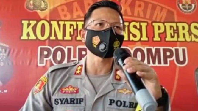 Kapolres Dompu, AKBP Syarif Hidayat.