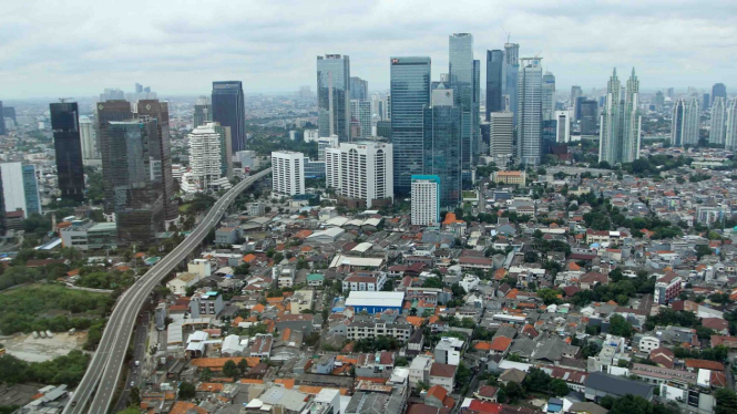 Gedung Perkantoran Jakarta (foto ilustrasi)