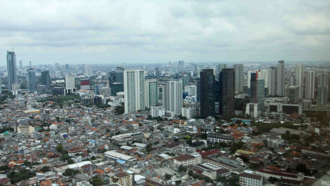 Proyeksi Ekonomi RI 2021,,,,Gedung Perkantoran Jakarta