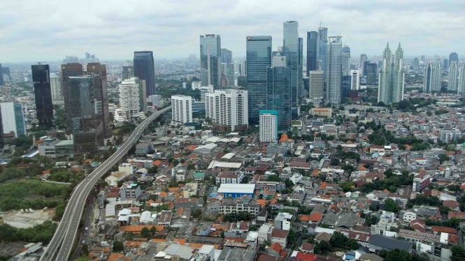 Gedung Perkantoran Jakarta (Ilustrasi Proyeksi Ekonomi RI).