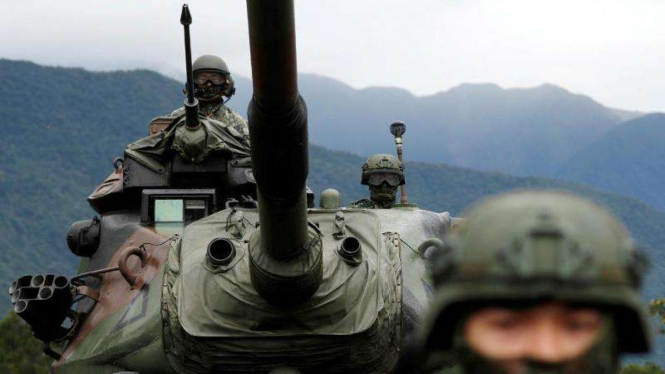 VIVA Militer: Pasukan Angkatan Bersenjata Taiwan dalam status siaga
