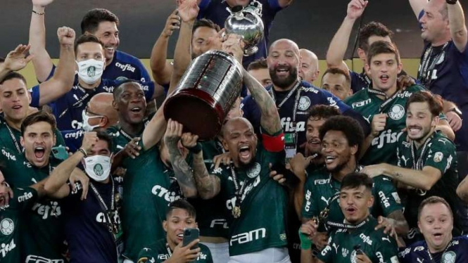 Palmeiras juara Copa Libertadores 2020.