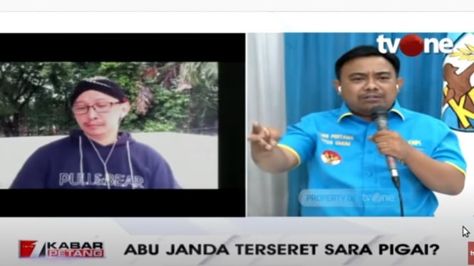 Debat panas Abu Janda dengan Ketum KNPI Haris Pertama