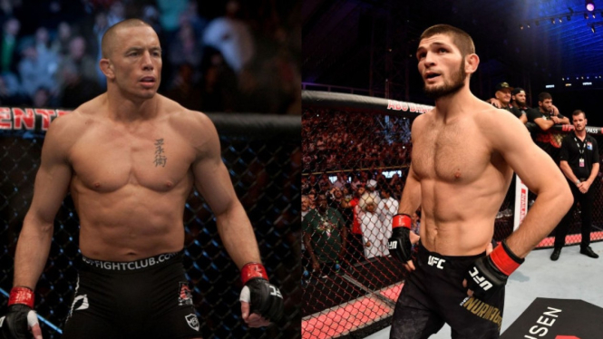 Georges St-Pierre dan Khabib Nurmagomedov