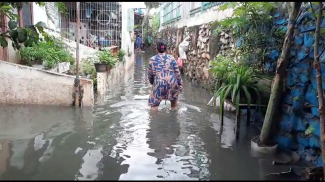 Banjir di Pesing Jakarta Barat