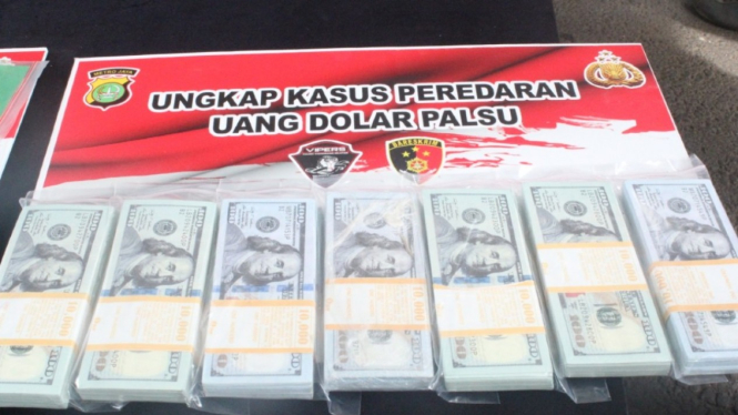 Dolar AS palsu beredar di Ciputat hingga Serpong