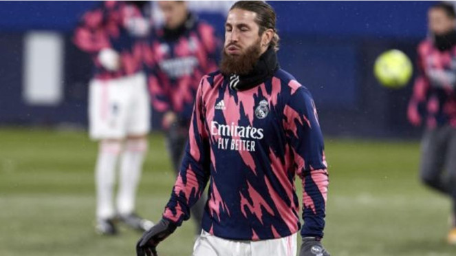 Sergio Ramos ketika masih bersama Real Madrid