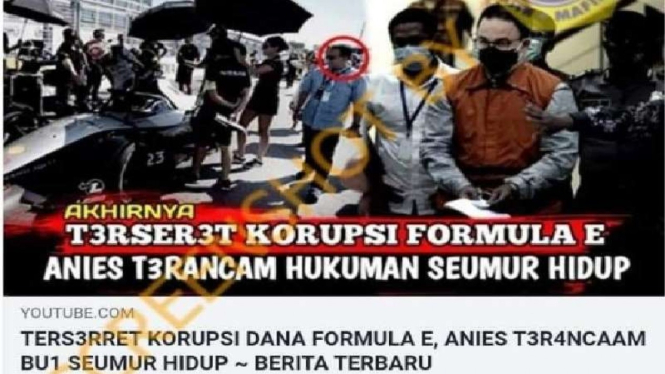 Video hoax anies terancam penjara seumur hidup