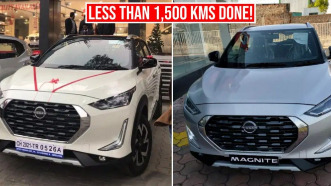 Nissan Magnite bekas pakai di India