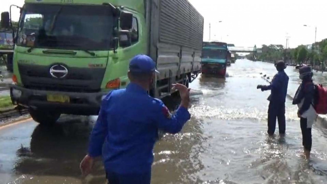 Banjir di Semarang sudah mulai surut