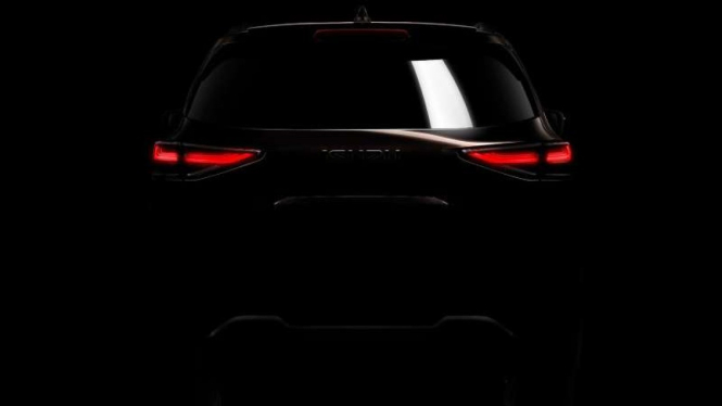 Gambar penggoda mobil baru Isuzu untuk pasar otomotif nasional.