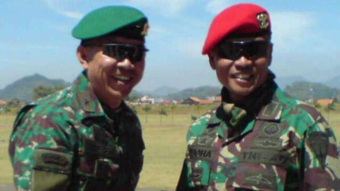 VIVA Militer: Kolonel Inf Yudha Airlangga (kanan)