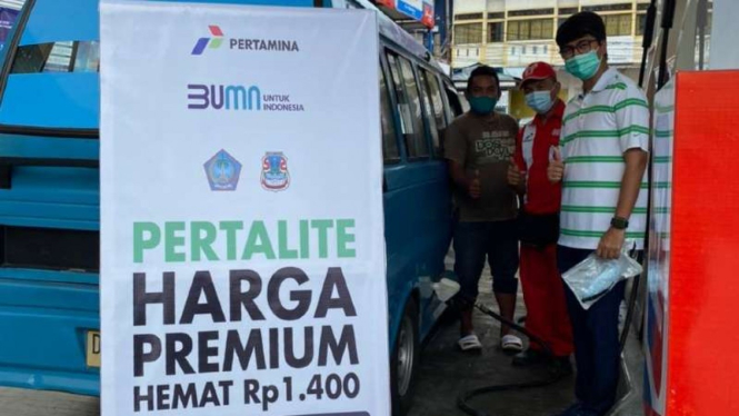 Pertalite seharga premium