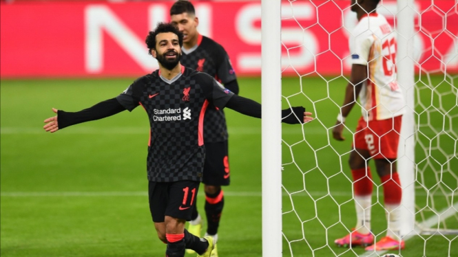 Bintang Liverpool, Mohamed Salah. 