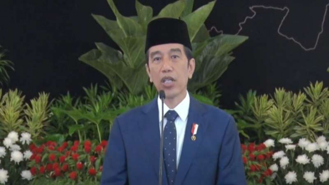 Presiden Jokowi di Sidang Pleno Istimewa Laporan Tahunan Mahkamah Agung