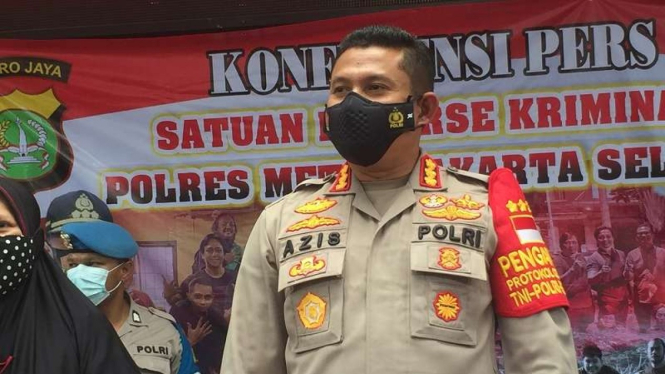 Kapolres Jakarta Selatan  Kombes Pol Azis Adriansyah