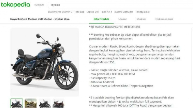 Beli Motor Baru Royal Enfield Kini Bisa Via Online, Ada Syaratnya