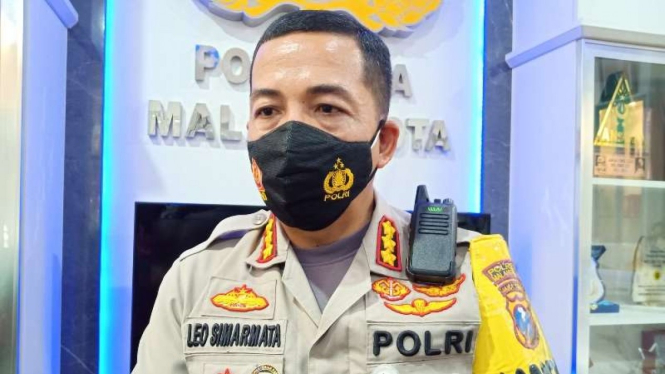 Kepala Polresta Malang Kota Komisaris Besar Polisi Leonardus Simarmata