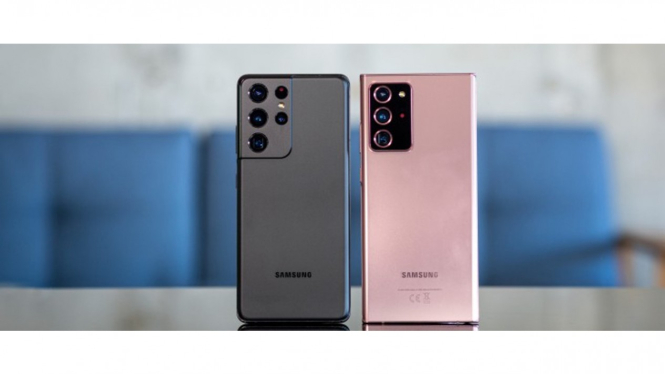 Samsung Galaxy S21 Ultra vs Galaxy Note 20 Ultra.