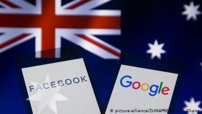 Facebook dan Google melawan Australia.