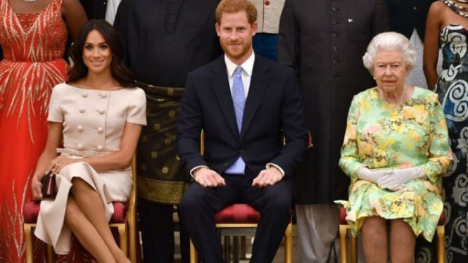 Meghan Markle, Pangeran Harry dan Ratu Elizabeth II