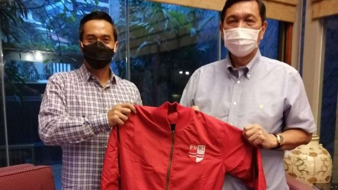 Ketum PASI, Luhut Binsar Panjaitan dan Anindya Novyan Bakrie