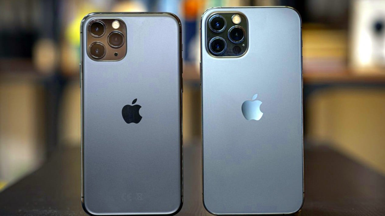 physical difference between iphone 11 pro and 12 pro