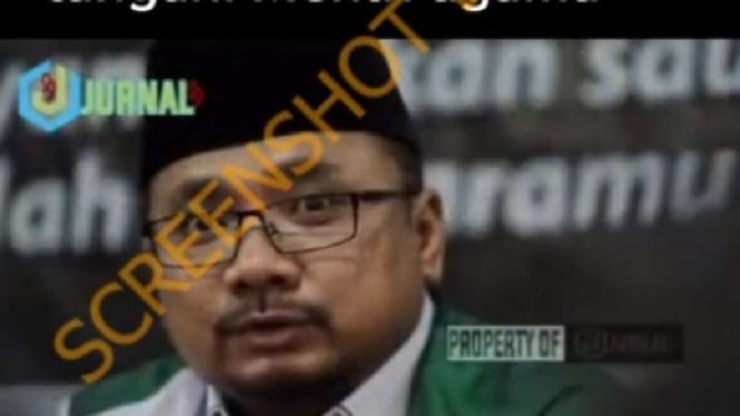 Gambar hoax soal Menteri Agama