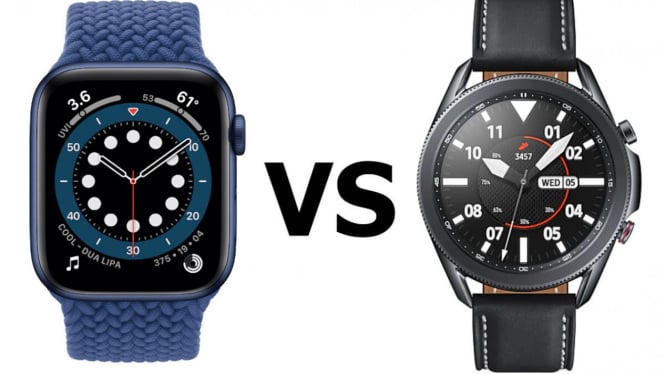 Apple Watch Series 6 vs Samsung Galaxy Watch 3.