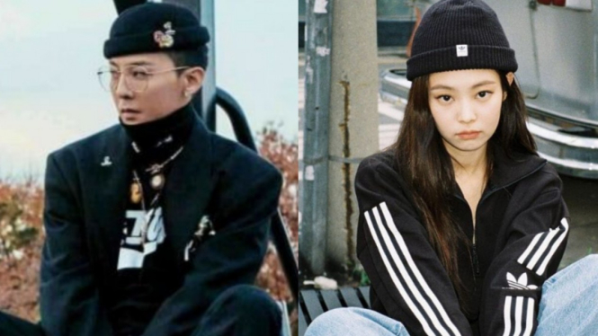 G-Dragon BIGBANG dan Jennie Blackpink.