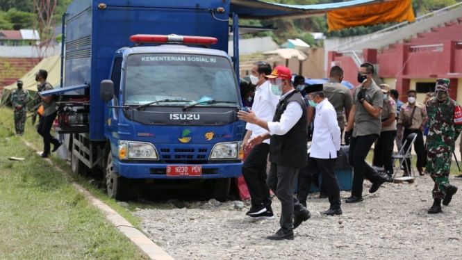 Kemensos salurkan santunan untuk ahli waris korban gempa di Sulawesi Barat.