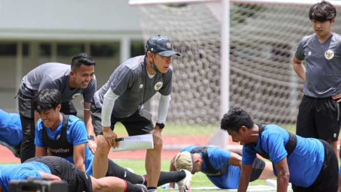 Timnas Indonesia U-23 saat pemusatan latihan di Jakarta