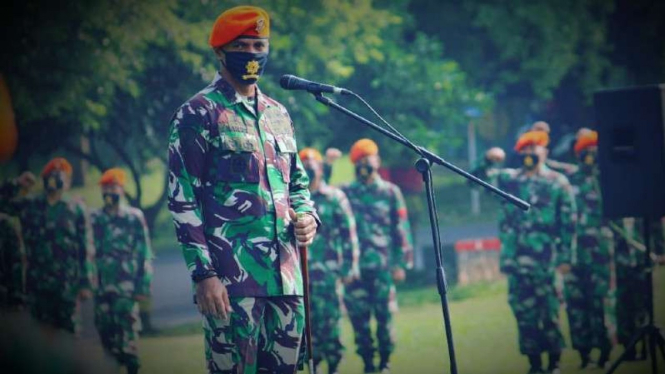 VIVA Militer: Komadan Yonko 461, Letnan Kolonel Helmi Ardiyanto Nange