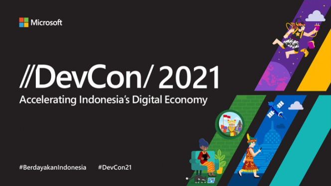 DevCon 2021 yang berlangsung secara virtual pada Kamis (25/2).  