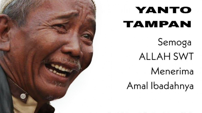 Pelawak Yanto Tampan tutup usia, Jumat 26 Februari 2021