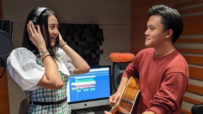 Anya Geraldine dengan Rizky Febian