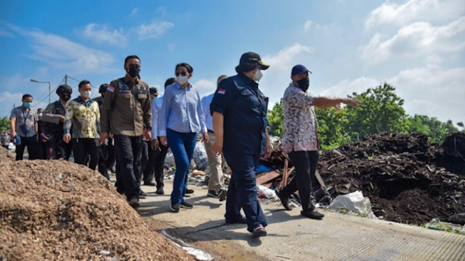 Menteri LHK Siti Nurbaya di Mojokerto, Jatim