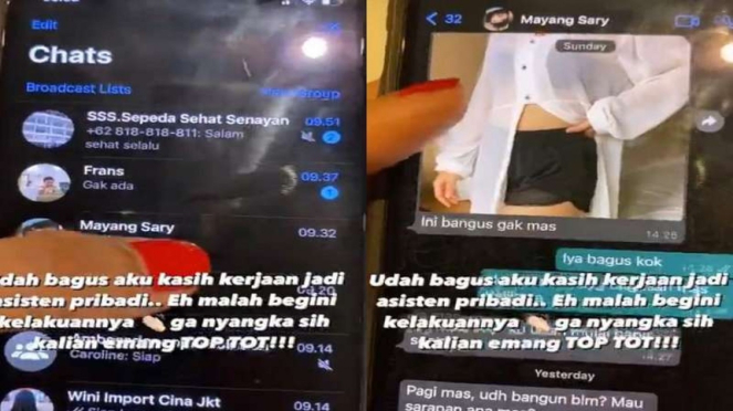 Vanessa Angel Bongkar Chat Mesra Pelakor Mayang Sary Ke Suami Nya