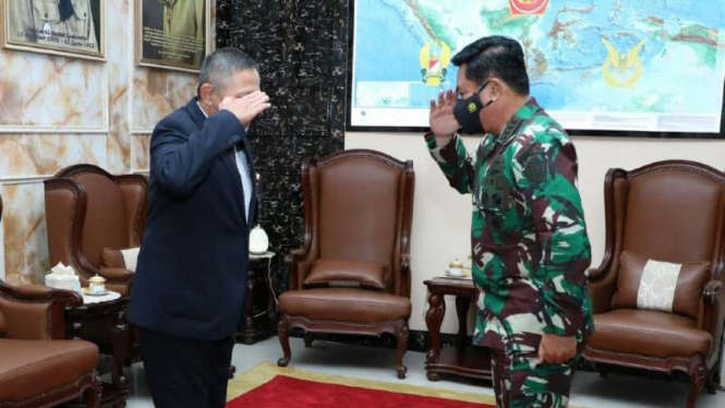 VIVA Militer: Ketua KKIP Letjen TNI (Purn) Suryo Prabowo menemui Panglima TNI