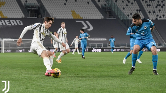 Pertandingan antara Juventus vs Spezia di Serie A 2020/21