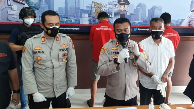 Geng motor Enjoi MBR yang ditangkap polisi