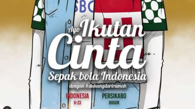 Promosi duel Timnas Indonesia U-23 vs Tira Persikabo.